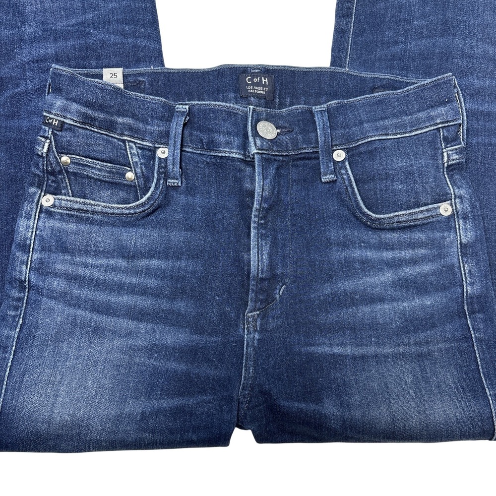 Anthropologie 25 Citizens of Humanity Rocket High Rise Skinny Jeans denim blue‎